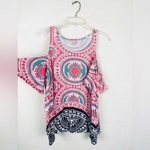 Red Camel Blouse Women’s 1X